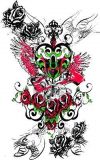 love angel tattoo image design